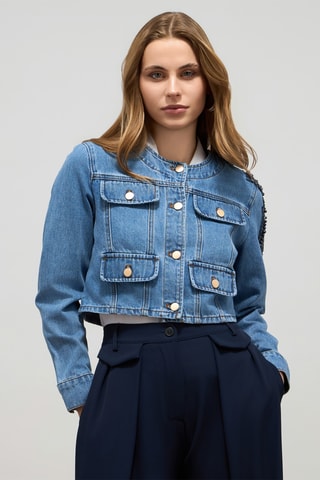 Veste en jean - Bleu