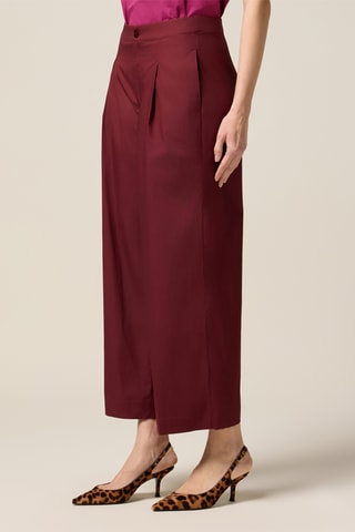 Pantalon palazzo - Rouge