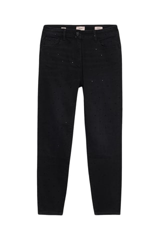 Jean skinny taille haute - Noir
