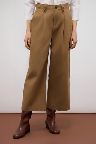 Pantalon palazzo - Beige