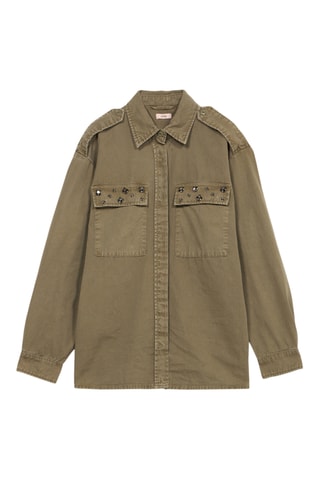 Chemisier oversize - Vert