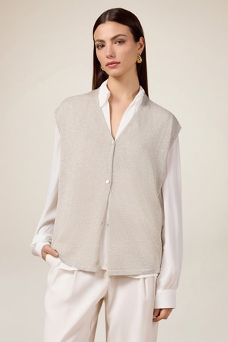 Gilet sans manches - Beige