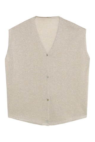 Gilet sans manches - Beige