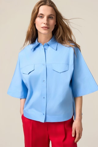 Chemisier oversize - Bleu