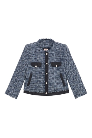 Veste en tweed - Bleu