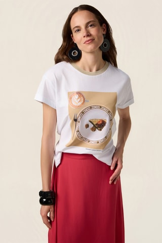 T-shirt regular - Blanc