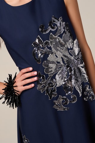 Robe trapèze - Bleu