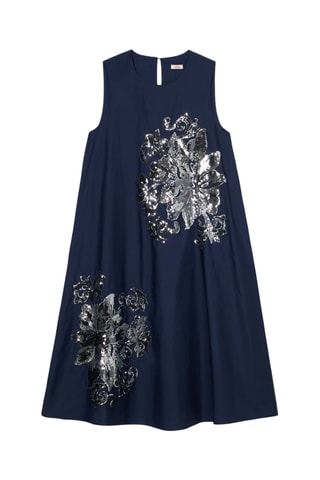 Robe trapèze - Bleu