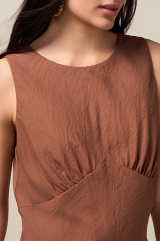 Robe midi - Orange