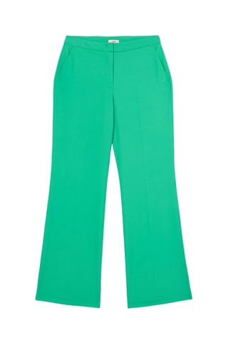Pantalon wide legs - Vert
