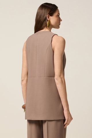Gilet sans manches - Beige