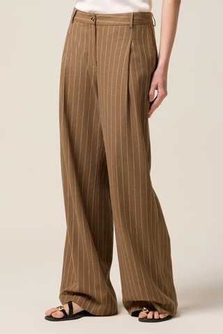 Pantalon palazzo - Beige