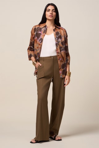 Pantalon palazzo - Beige