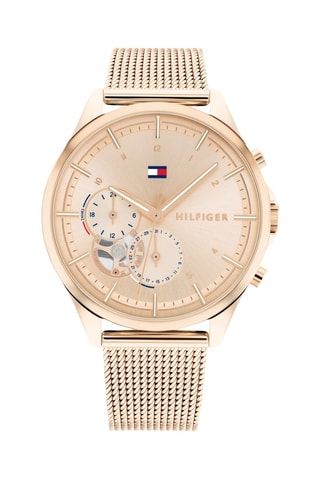 Stalen Quartz Horloge - Goudkleurig