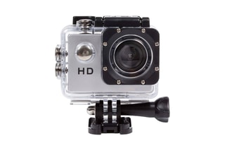 Videocamera sport Komir HD720P - Schermo LCD - Argentato 