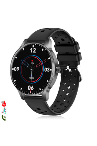 Smartwatch intelligente QS80 -  Nero e argentato