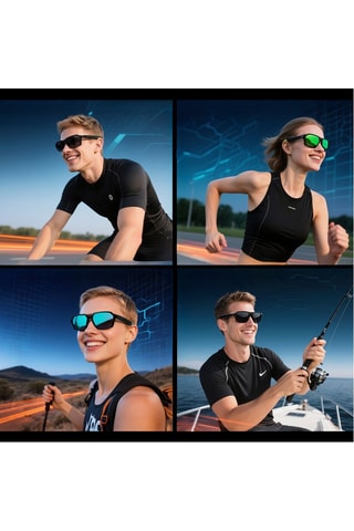 Smart glasses unisex - Nero