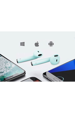 Auricolari Bluetooth 5.0 - Blu - Blu