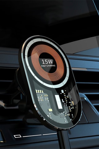 Caricabatteria wireless per auto - Nero