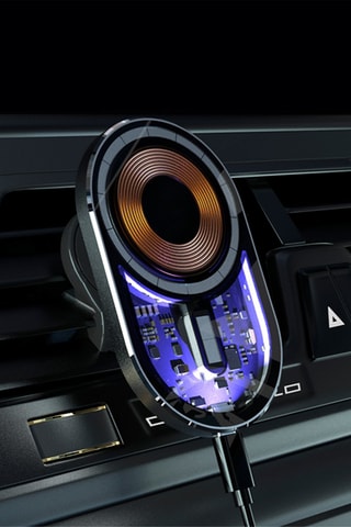 Caricabatteria wireless per auto - Nero