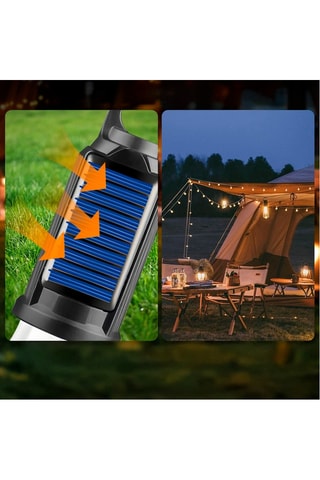4 lampadine LED solari - 4 x 5 W