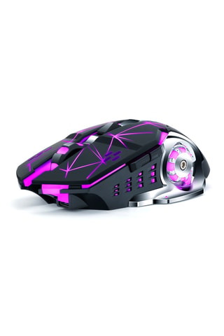 Mouse gaming wireless Plug and Play retroilluminato - Nero