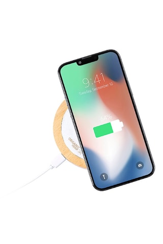 Caricabatteria wireless in legno - 15 W