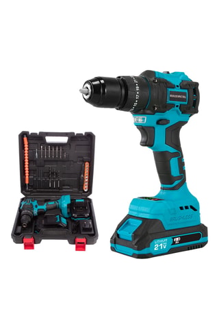 Trapano elettrico senza fili con accessori - 24 pezzi