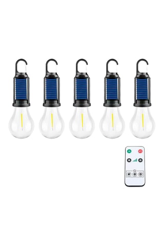 5 lampadine LED solari - 5 x 5 W