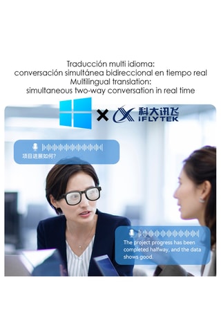 Occhiali da vista intelligenti AIMB-G2 - Lenti a specchio - Trasparente