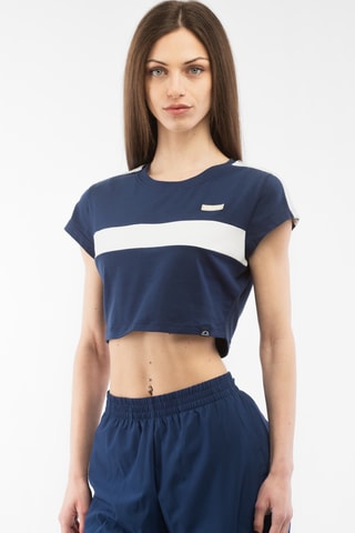 Crop top Stretch - Bleu