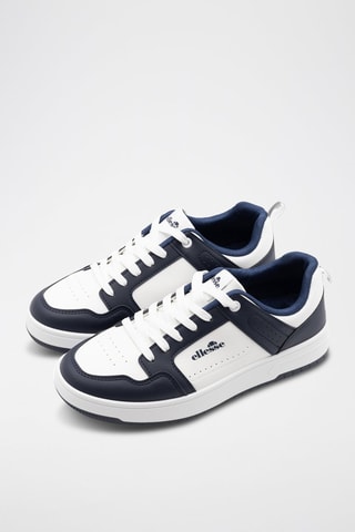 Sneakers - Blanc et bleu marine