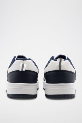 Sneakers - Blanc et bleu marine