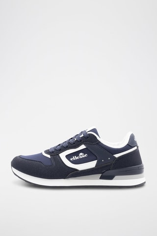 Baskets en nubuck - Bleu marine