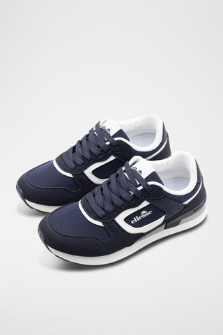 Baskets en nubuck - Bleu marine