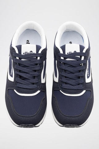 Baskets en nubuck - Bleu marine