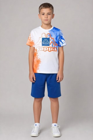 T-shirt et short - Bleu foncé et blanc