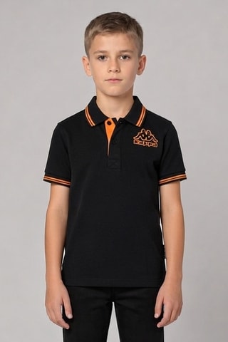 Polo - Noir et orange
