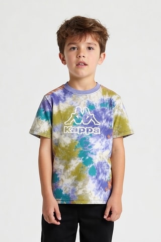 T-shirt tie and dye - Bleu canard