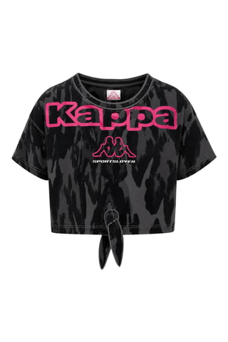 T-shirt noué - Noir