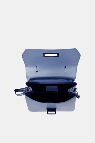 Leren Handtas - Blauw