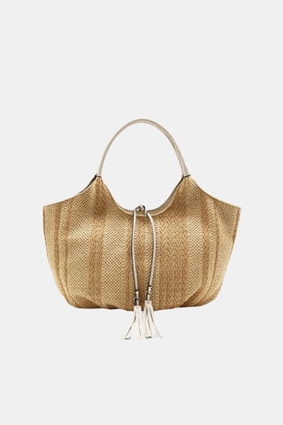 Leren Handtas - Beige