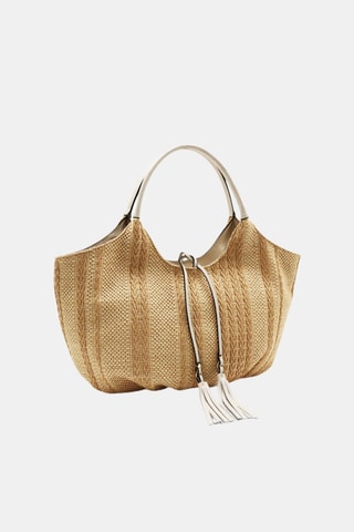 Leren Handtas - Beige