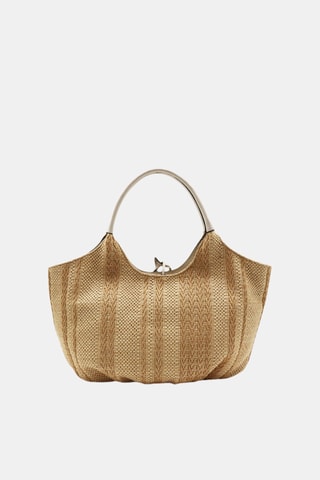 Leren Handtas - Beige