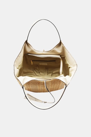 Leren Handtas - Beige