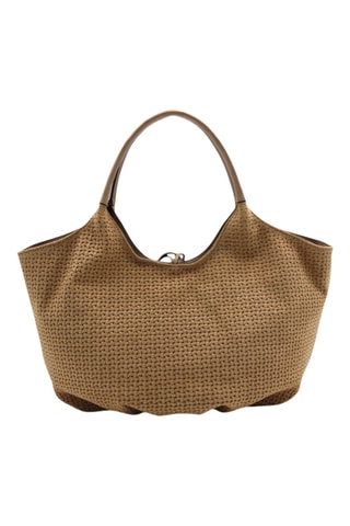 Leren Handtas - Beige