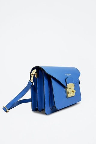 Leren Schoudertas Zaniah - Kobaltblauw - Blauw