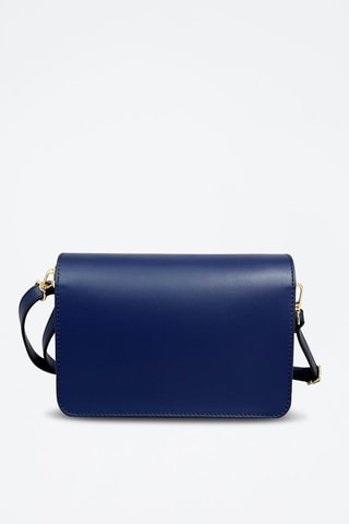 Leren Schoudertas Zaniah - Marineblauw - Blauw