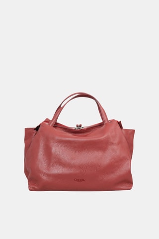Leren Handtas - Rood