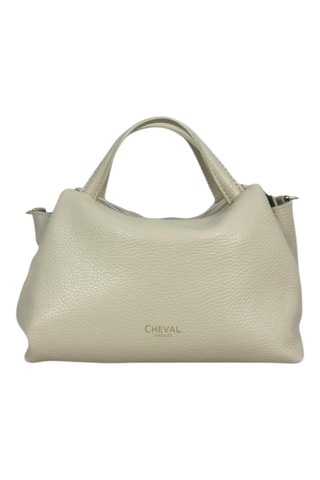 Leren Handtas - Beige